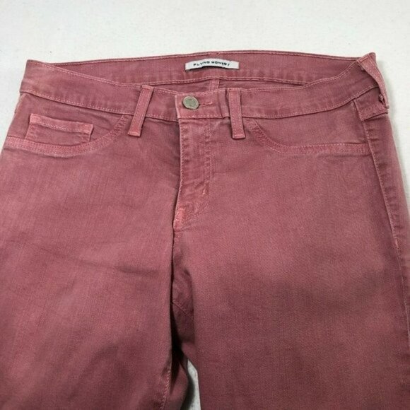 Flying Monkey Jeggings Skinny Jeans Women Size 30 Pink Orange Two Tone Dyed Moto - Picture 5 of 11